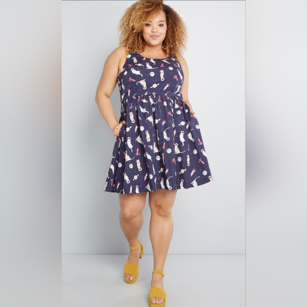 ModCloth - 🌕 Space / Astro Cats / Kitties 🐈- M